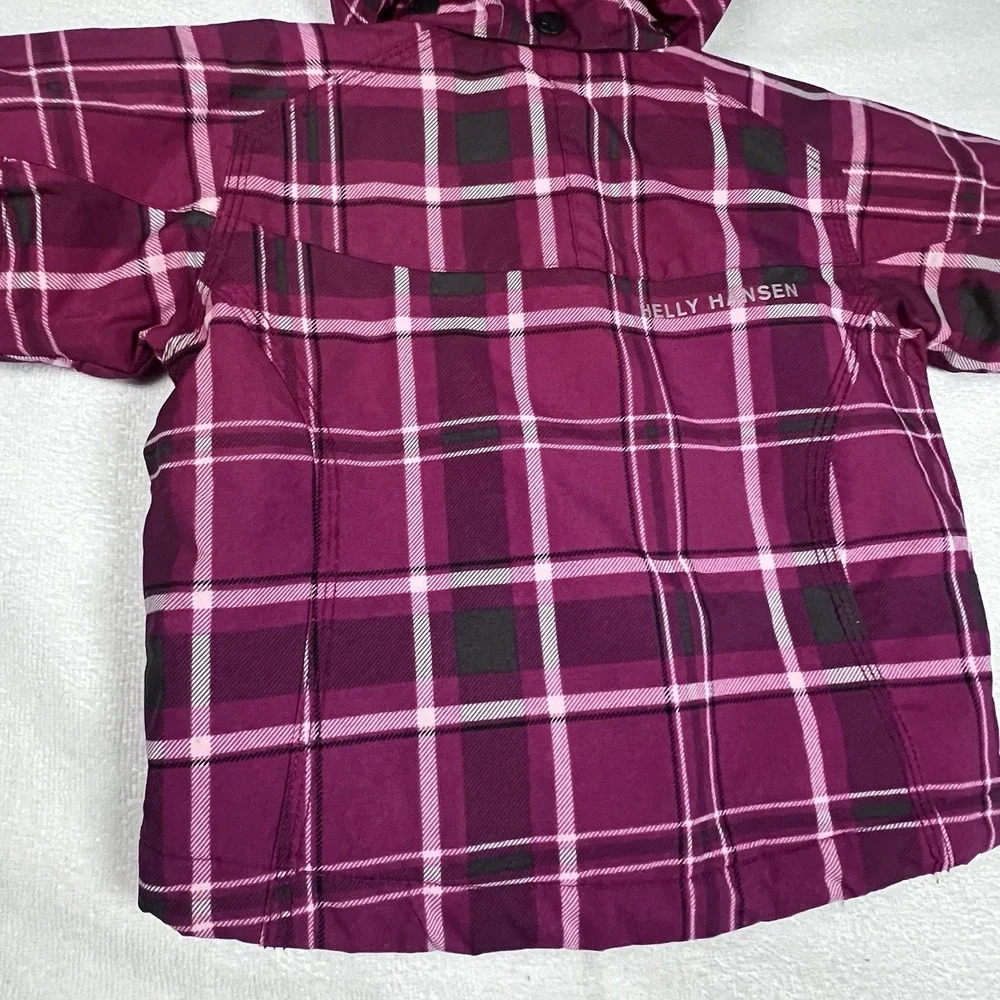 Helly Hansen Toddler Snowboard Ski Jacket Size 86/1 year‎ Pink Plaid Kids